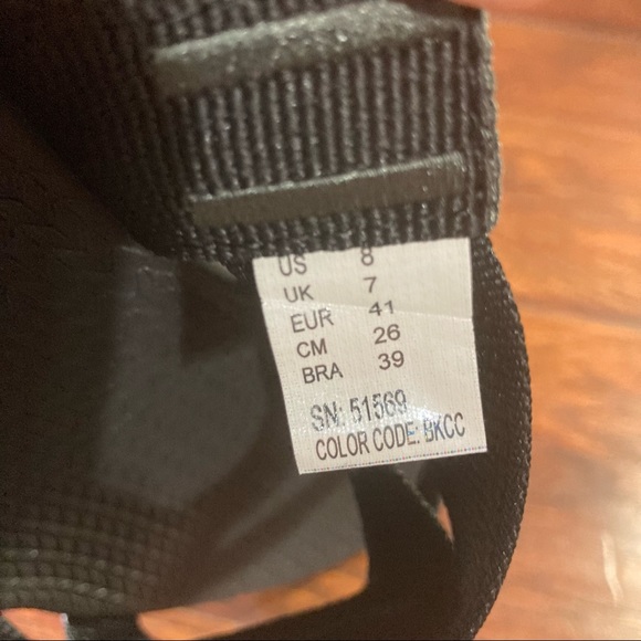 Skechers Melbo Sandals Mens 8 51569 Black Charcoal Memory Foam Lightweight - Picture 4 of 5